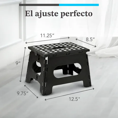 Miniatura 5 de Handy Laundry Taburete plegable de paso - Taburete plegable lo suficientemente resistente para apoyar a adultos y lo suficientemente seguro