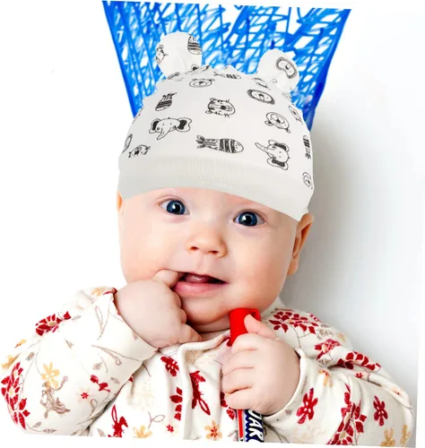 Miniatura 8 de GALPADA 1 Unidades De Bebé Sombrero Conjunto De Bebé Gorrita Gorros Bebé Pies Cubiertas Anti- Scratch Mitones Sombrero Infantil Bebé Calcetín Bebé