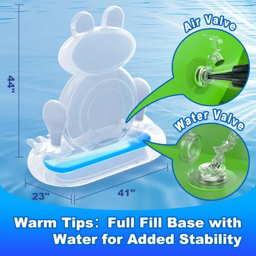 Miniatura 7 de MOONTOY Juguetes de piscina para niños, juego de mesa inflable de dardos de rana, juegos de piscina para playa y patio trasero, juguetes de agua