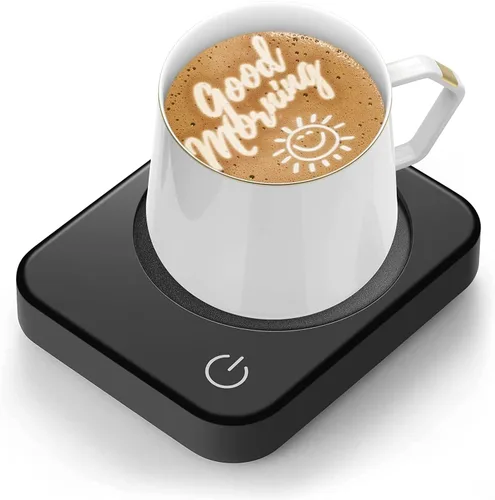 Calentador de taza de café, calentador inteligente de tazas para escritorio, 3 controles de temperatura y apagado automático, calentador eléctrico