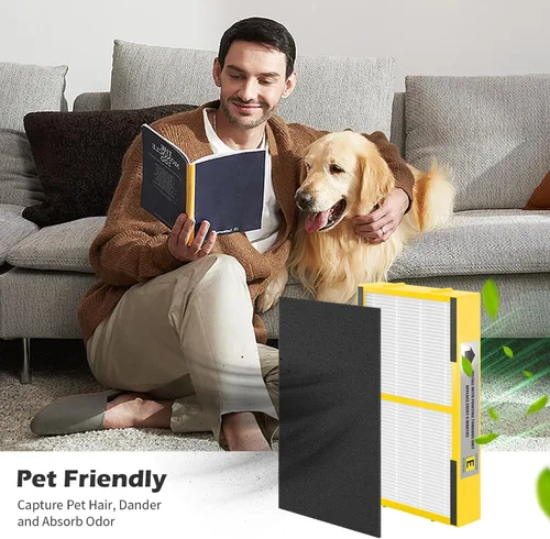 Miniatura 4 de SAKEGDY Filtro E FLT4100 de repuesto compatible con purificadores de aire puro Ge-Guardian AC4100, AC4100CA AC4150BL, AC4150PCA, AC4150P