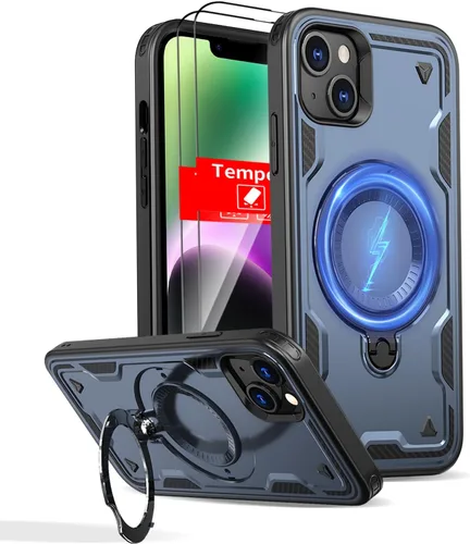 Miniatura 98 de Funda magnética para Google Pixel 9A compatible con cargador inalámbrico MagSafe, para Pixel 9A, funda de teléfono integrada de 360 °, con 2