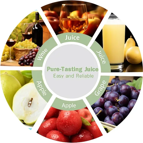 Miniatura 5 de Prensa de fruta y vino verde de 4.75 galones, prensa manual para sidra y jugo con canasta de madera de haya maciza y soporte resistente