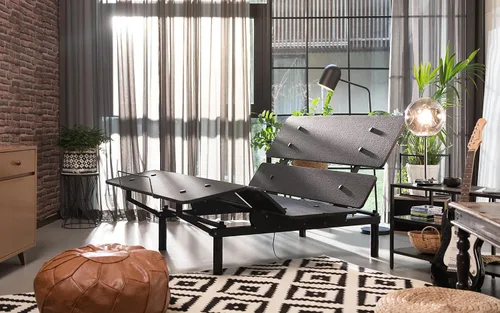 Miniatura 5 de Stratiform Cosmo Sydney - Base de cama ajustable Diseño minimalista, eficiencia de espacio, comodidad ergonómica, bloqueo infantil