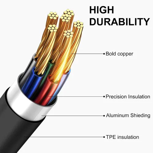 Miniatura 7 de FUPYWP Cable para CarPlay de iPhone en el automóvil, cable de carga para automóvil, cable USB A a Lightning de carga rápida y transferencia de datos