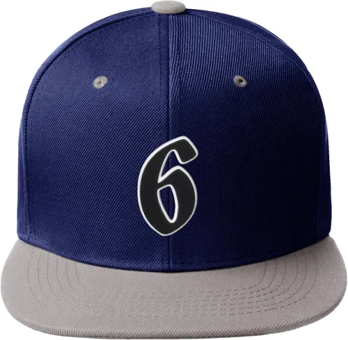 Miniatura 1593 de Daxton Gorra clásica con visera de billete plano con letras del alfabeto inglés antiguo de la A a la Z