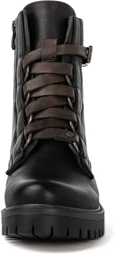 Miniatura 4 de GLOBALWIN Women's Combat Boots Lace Up Boots For Women Ankle Booties For Women Low Heel