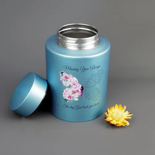 Miniatura 7 de Urnas de cremación pequeñas de hasta 60 libras para parte de cenizas adultas masculinas y femeninas, mini urna decorativa conmemorativa de recuerdo