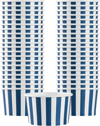 Miniatura 54 de Coppetta - Vasos de postre de 5 onzas, 50 tazas desechables para helado, tapas se venden por separado, cuencos de yogur congelado resistentes
