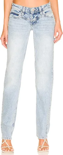 Miniatura 2 de Free People Shelby Boyfriend Jeans para mujer, color azul pájaro