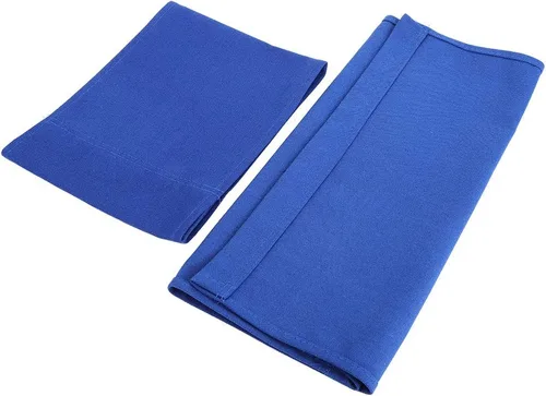 Miniatura 4 de Haofy Lona de repuesto para silla de director, 1 juego de lona de repuesto para asiento y respaldo, protector de taburete de lona para silla de Azul