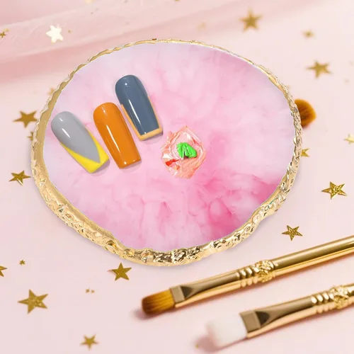 Miniatura 5 de BESARME 11 herramientas de arte de uñas, paleta de arte de uñas con 5 bolígrafos de escultura artística de uñas y bolígrafo de puntos de 2 vías
