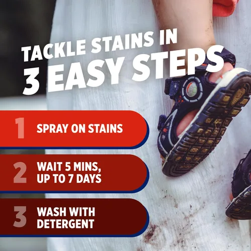 Miniatura 7 de OxiClean Max Force - Spray quitamanchas para lavandería, artículos esenciales para recién nacidos y bebés, tratamiento de manchas para viajes