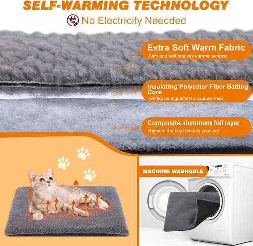 Miniatura 10 de Rockever Casa aislada para gatos, 100% aislada, para exteriores, para invierno, exteriores, para gatos salvajes, resistente a la intemperie, diseño