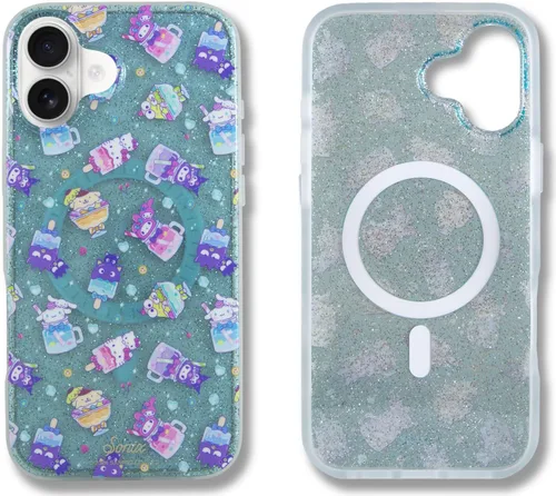 Miniatura 152 de Sonix x Sanrio - Funda para iPhone 15 Pro, compatible con MagSafe, probada en caídas de 10 pies, adivinador Kuromi