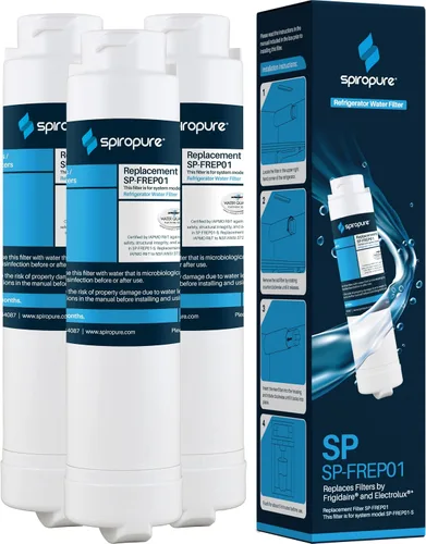 Filtro de agua de repuesto para Frigidaire EPTWFU01 PureSource Ultra II y Electrolux EWF02 PureAdvantage, carbón de cáscara de coco certificado NSF