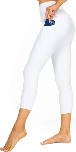 Kcutteyg Pantalones de yoga para mujer con bolsillos, leggings de cintura alta, para entrenamiento, deportes, correr, pantalones deportivos