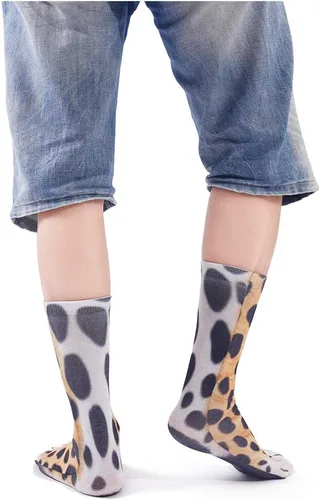 Miniatura 4 de Regalos de San Valentín para él, ella, hombres y mujeres, divertidos calcetines con patas de animales, calcetines novedosos en 3D locos con patas