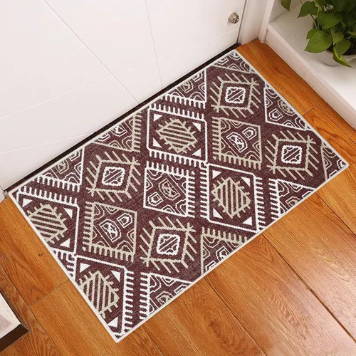 Miniatura 12 de SUSSEXHOME Monument Collection - Alfombra de pelo bajo resistente de 2 x 3 pies, alfombra ultrafina y antideslizante, alfombra de interior de Crema