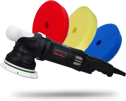 Miniatura 10 de Maxshine M15 Pro Pulidora de Doble Acción Lanzamiento de 15 mm, placa de respaldo de 5”, motor de 1000 W Velocidad variable, agarre ergonómico