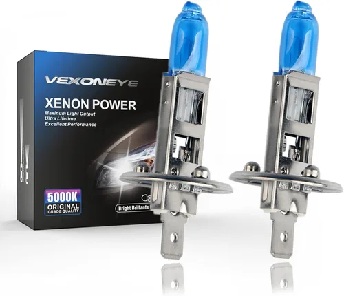 Foco halógeno H1 para faros delanteros/Luces antiniebla 12V 55W Blanco 5000K 64150 12258 Focos para faros delanteros Super brillantes