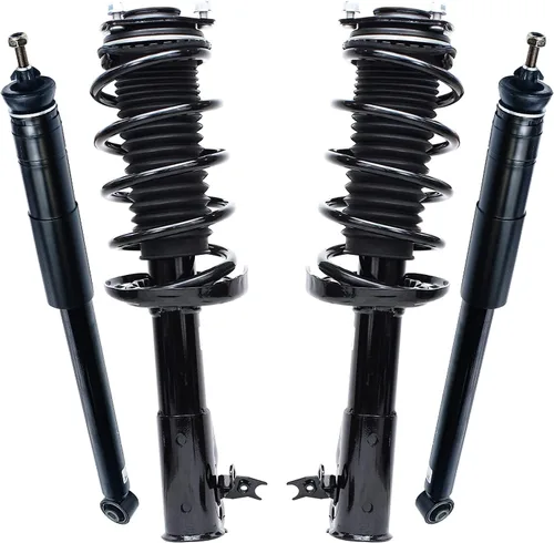 Miniatura 100 de Detroit Axle - Amortiguadores de puntales para Nissan Sentra 2007-2012 [Base S SL SR] Puntales delanteros completos con amortiguadores traseros