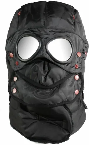 Miniatura 2 de Winter Thermal Trapper Hat with Glasses Winter Cycling Windproof Ski Mask Cap