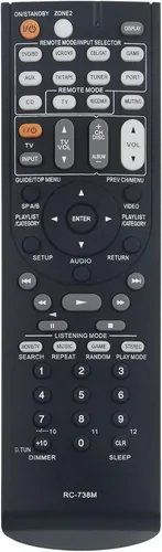 Miniatura 2 de RC-738M Reemplazo de control remoto apto para receptor AV Onkyo RT24140738 HTS7200 HT-S7200 HTRC160 HT-RC160 TXNR607 TX-NR607 TXSR607 TX-SR607