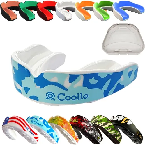 Miniatura 11 de Protector Bucal Hervir y Morder (Jóvenes y Adultos) DA Boquilla Deportiva de Ajuste Personalizado para Fútbol Americano, Hockey, Rugby, Lacrosse