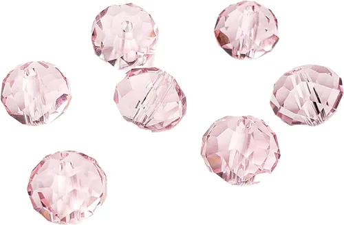 Miniatura 27 de Cuentas de vidrio Rondelle de 0.079 in para hacer joyas, cuentas espaciadoras de Briolette Crytal facetadas para pulseras, collares, aretes