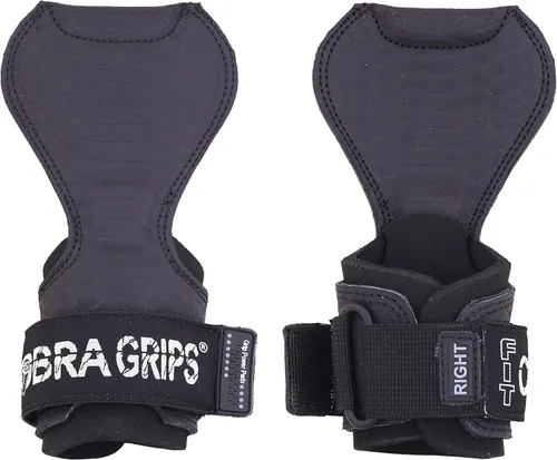 Miniatura 36 de Cobra Grips Weight Lifting Gloves with Adjustable Neoprene Padded Wrist Wraps - Heavy Duty Alternative to Power Lifting Hooks for Deadlifts