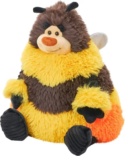 Wild Republic Snuggleluvs, Bee, animal de peluche con peso, 15 pulgadas, regalo para niños, juguete de peluche, botellas de agua recicladas