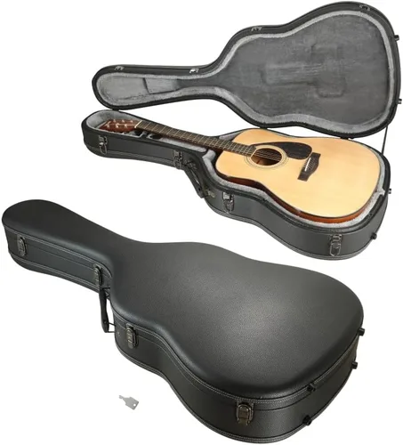 Miniatura 10 de ZeHuoGe Guitar Cases Hard Shell for Acoustic Guitars, Blakc Wooden Case for 41" Acoustic Guitar Wooden Hard Shell Case Lockable (For Acoustic Guitar)