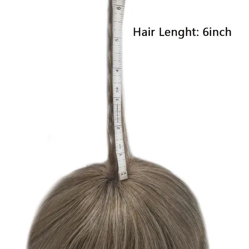 Miniatura 216 de Toupee para hombres nudos blanqueados hombres toupee hairpieces europeo virgen sistema de reemplazo de cabello humano suave encaje francés hombres
