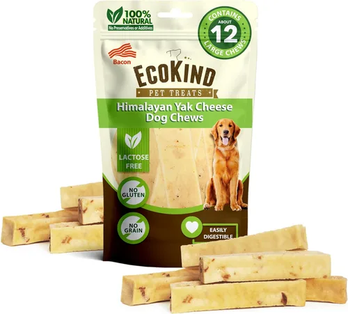 Miniatura 13 de EcoKind Premium Gold Yak Cheese - Masticables para perros del Himalaya, golosinas saludables para perros de todas las razas y tamaños, todo natural