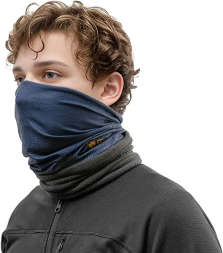 Miniatura 13 de Polaina de cuello de invierno, máscara de esquí, media pasamontañas, máscara facial para actividades de clima frío