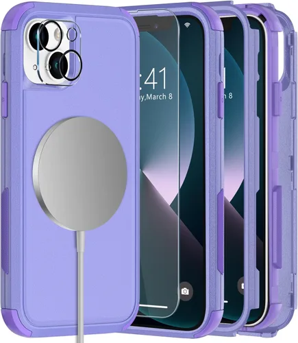 Miniatura 24 de Diverbox Funda para iPhone 13 [A prueba de golpes] [A prueba de caídas] [A prueba de polvo], Funda de Teléfono de Protección Resistente para Apple