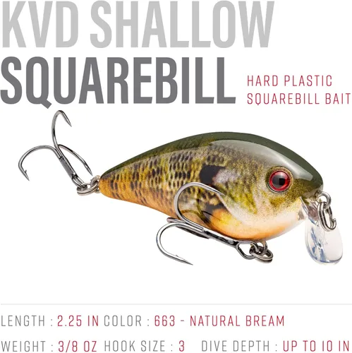 Miniatura 2 de Strike King KVD 1.5 señuelo para pesca Besugo natural