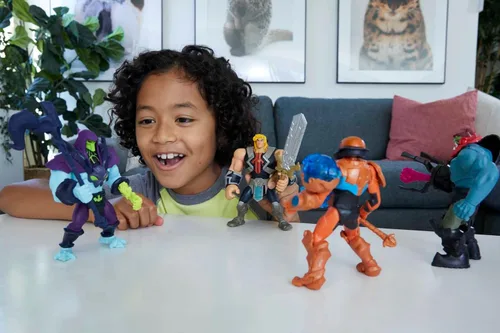 Miniatura 2 de Masters of the Universe y figuras de acción de He-Man Motu, figura de acción Trap Jaw basada en la serie animada para contar historias, personajes