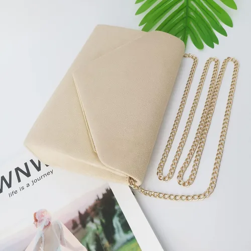 Miniatura 8 de Bolsas de noche para mujer, bolso de mano pequeño, lindo y clásico, cruzado, para fiesta de boda formal, con cadena desmontable