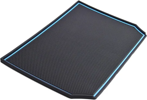 Miniatura 5 de Alfombrillas de silicona para Subaru Crosstrek Accesorios 2012-2017 Forester 2014-2018 XV Impreza 2012-2016 Interior Dash Pad Liner Azul recortado