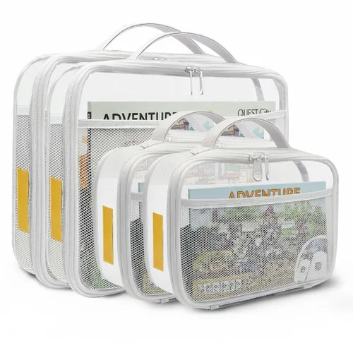 Miniatura 8 de holay Juego de 4 Paquetes de Bloques de PVC con Cremallera, Juguete, Arcilla, Estuche Organizador de Almacenamiento de Juegos de Mesa