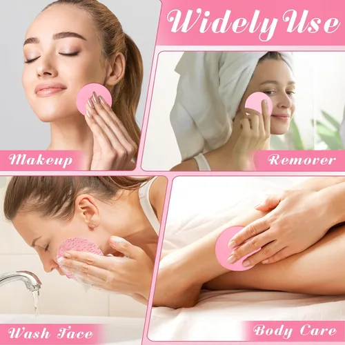 Miniatura 6 de Esponja facial comprimida, esponja limpiadora facial Luxiv para esteticistas, maquillaje comprimido, esponja facial, esponjas faciales redondas