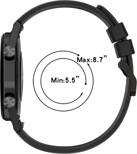 Miniatura 5 de Paquete de 10 correas compatibles con Honor Watch GS 4, Magic Watch 2, Dream, correa de silicona de 0.866 pulgadas de repuesto para Amazfit Bip 5