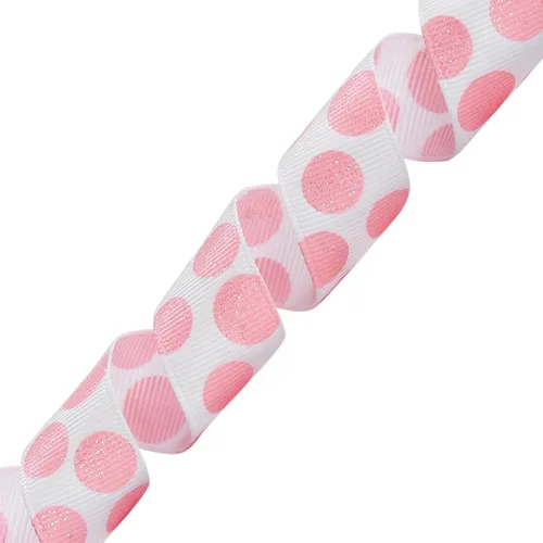 Miniatura 18 de Morex Ribbon Sugar Dots - Cinta de grogrén con purpurina, 7/8 pulgadas por 20 yardas, aguamarina/lavanda (98805/20-612)