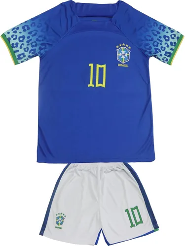 Miniatura 2 de SEEMBELL Brasil Vintage Legend 10 9 - Juego de calcetines de fútbol para niños, tallas juveniles