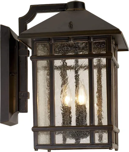 Miniatura 5 de J du J Sierra Craftsman - Lámpara de pared para exteriores de 15 pulgadas de alto