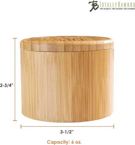 Miniatura 6 de Totally Bamboo 20-2083 - Salero (redondo, 3.5 pulgadas)