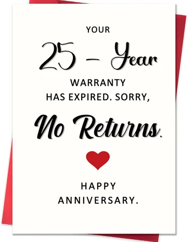 Miniatura 12 de Tarjeta Divertida de 10º Aniversario, Tarjeta de Regalo de 10º Aniversario de Bodas para Él Ella Esposo Esposa Parejas, Tarjetas de Aniversario