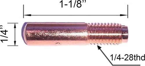 Miniatura 4 de Accesorio para pistola de soldadura Mig Kit de 0.035 pulgadas para Miller Millermatic M-10, M-15 y Hobart H-9 H-10: 20 puntas de contacto 000-068